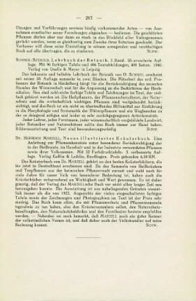 Veröffentlichungen der Württ. Landesstelle für Naturschutz