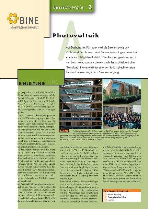 Photovoltaik.