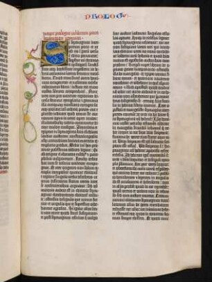Hieronymus: Prologus in librum Paralipomenon et Liber primus Paralipomenon