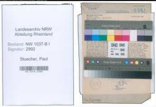 Entnazifizierung Paul Stuecher , geb. 03.02.1902 ()