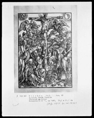 Große Passion, Apokalypse und Marienleben — Große Passion — Christus am Kreuz
