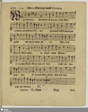 XVII. Am 16. Sontage nach Trinitatis: Wir haben hier keine bleibende Statt