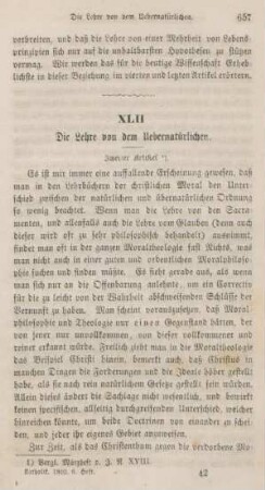 657-674 Die Lehre von dem Übernatürlichen : zweiter Artikel