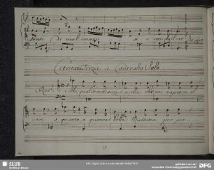 Cantata Terza a Contralto Solo