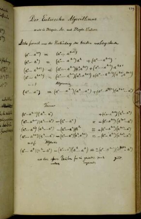 Der Eulersche Algorithmus