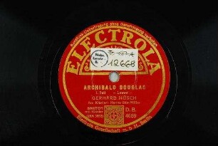 Archibald Douglas : 1. Teil / Loewe