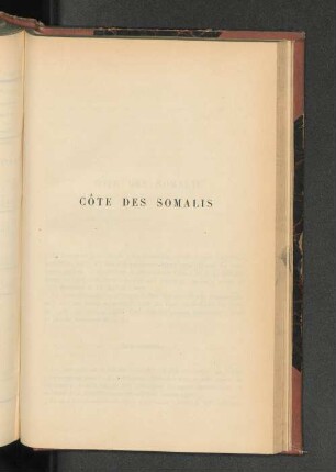 Côte des Somalis