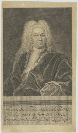 Bildnis des Augustus Fridericus Müllerus