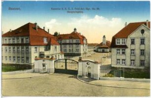 Bautzen. Kaserne des Königlich Sächsischen 2. Feld-Artillerie-Regiments No. 28 - Haupteingang