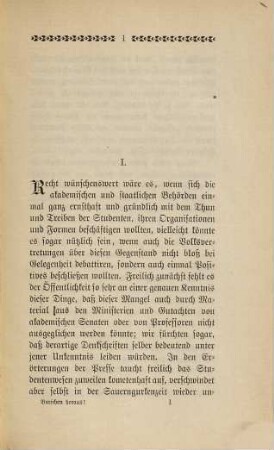 Burschen heraus! : die heutigen studentischen Korporationen und ihre Zukunft