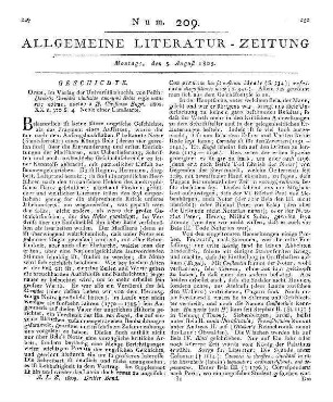 Religionsannalen. St. 9-10. Hrsg. von H. P. K. Henke. Braunschweig: Vieweg 1803