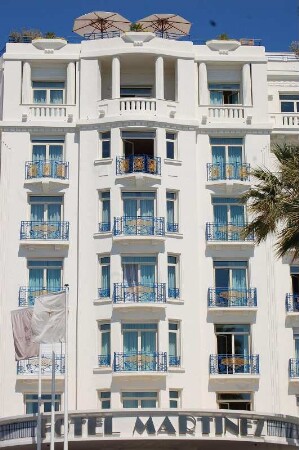 Luxus-Hotel Martinez an der Croisette-Uferstraße