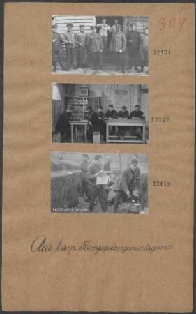 bayr. Kriegsgefangenenlager (Cuisine dans la Tranchée)