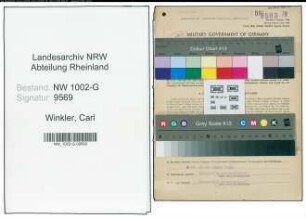 Entnazifizierung Carl Winkler, geb. 24.09.1893 (Betriebsfuehrer)