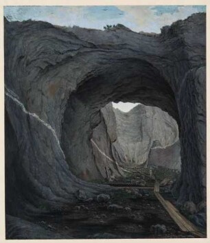 Blick in einen Steinbruch