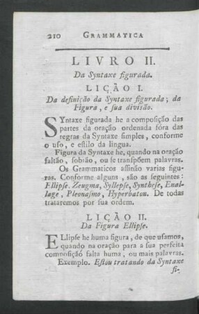 Livro [III]. - Da Syntaxe figurada.