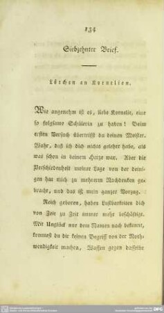 Siebzehnter Brief