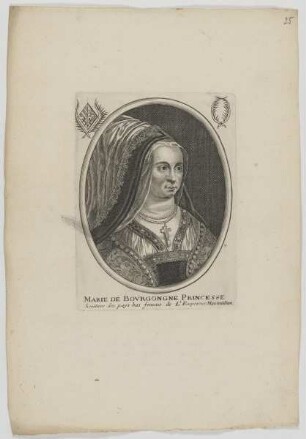 Bildnis der Marie de Bovrgongne