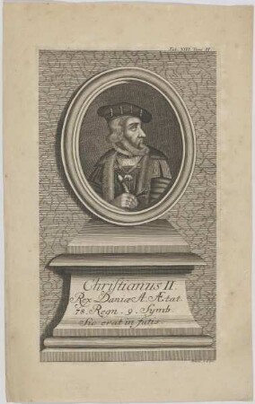 Bildnis von Christianus II., König von Dänemark