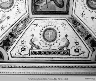 Decken- und Wanddekoration : Allegorie der Fortezza