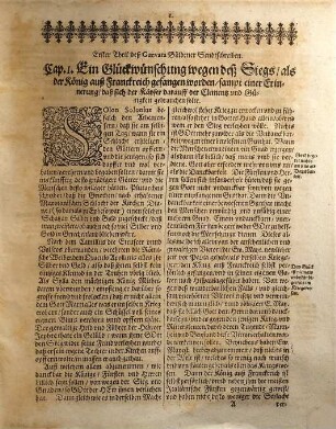 Antonii de Guevara, Barfüsser Ordens, Bischoffens zu Mondonedo, Keysers Caroli V. Hoffpredigers, Canonisten, Chronisten und Raths. Opera Omnia Historico-Politica : in drey Theil abgetheilt, [Erster Theil]. Güldene Sendschreiben