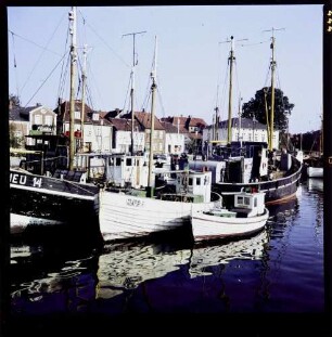 Neustadt Holstein: Fischerboote im Hafen