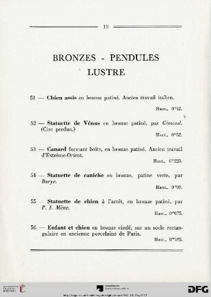 Bronzes - Pendules - Lustre