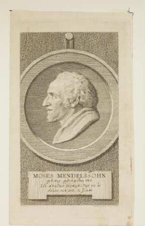 Bildnis von Moses Mendelssohn (1729-1785)
