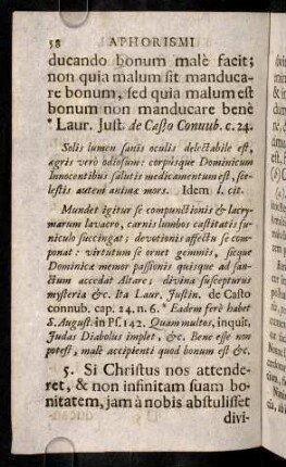 58-69, 5. Si Christus nos attenderet & non infinitam ...