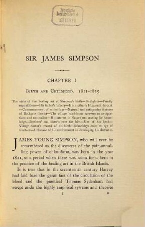 Sir James Young Simpson and chloroform '(1811-1870)'