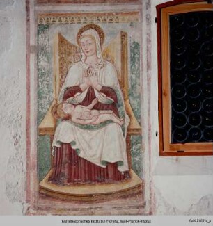 Thronende Madonna mit dem Kind