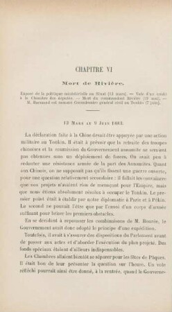 Chapitre VI. Mort de Rivière