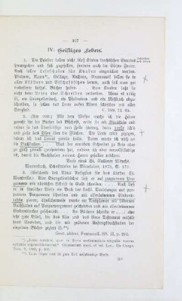 IV. Geistiges Leben