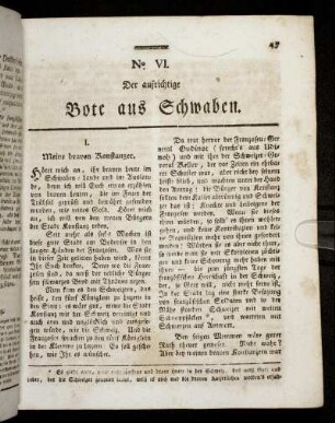 No. VI. [Den 30ten April 1799.]