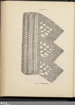 Gestrickte Spitze