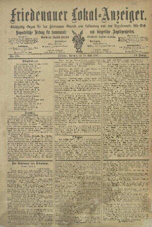 Nr. 116, 19.05.1907