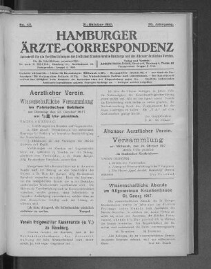 Aerztlicher Verein.