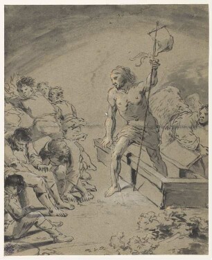 Auferstehung, Blatt 50 der Folge "Szenen aus dem Neuen Testament"