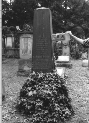 Grabstein 163 [Hahn S. 157 Grab-Nr. 118]