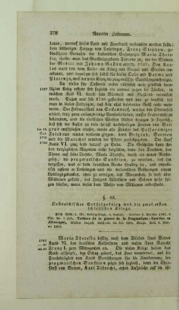 Oestreichischer Erbfolgekrieg und die zwei ersten schlesischen Kriege