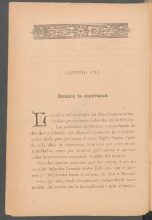 Capítulo CXI - Renace la esperanza