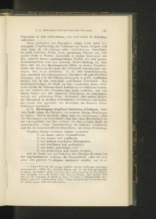 § 75. Heterogene tropfbare Gemische, Lösungen.