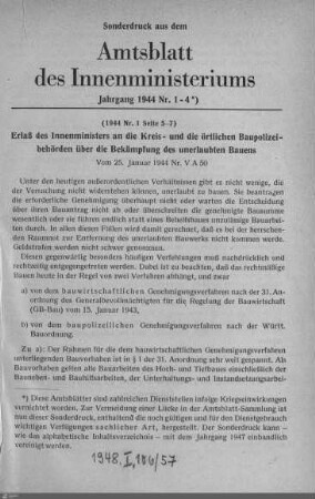 Sonderdruck 1944