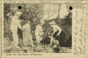 Gruss aus dem Kurort Wörishofen. Die Kneipp'sche Kur allein [...]