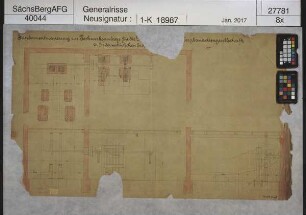 Pochwerk der Marienberger Silberbergwerks AG, Fundamentmauerung der Anlage