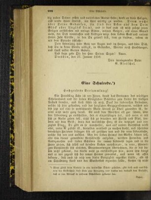 ¬Eine¬ Schulrede