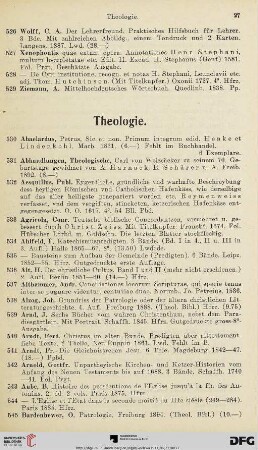 Theologie (Nr. 530-1021)