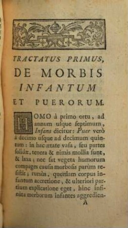 Tractatus Duo Pathologici. 1, De Moribs Puerorum