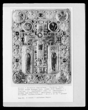 Vorderer Buchdeckel eines Evangeliars, Codex ohne Nummer