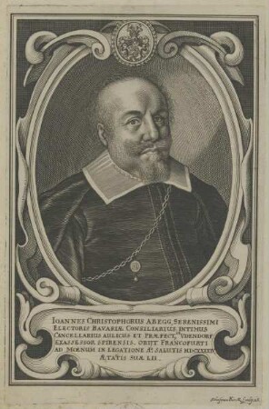 Bildnis des Ioannes Christophorus Abegg